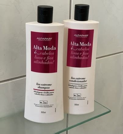 Shampoo e Condicionador Liss Extreme Alta Moda É Alfaparf Revista