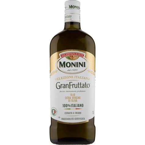 Olio Extravergine D Oliva Gran Fruttato MONINI 1000 ML Coop Shop