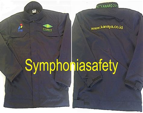 Jaket Safety Award Pt Kanaya Bahan Drill Symphonia Safety Seragam Dan