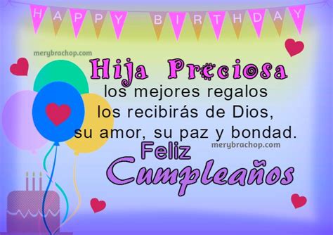 3 Bonitas Imágenes Para Feliz Cumpleaños De Hija Entre Poemas