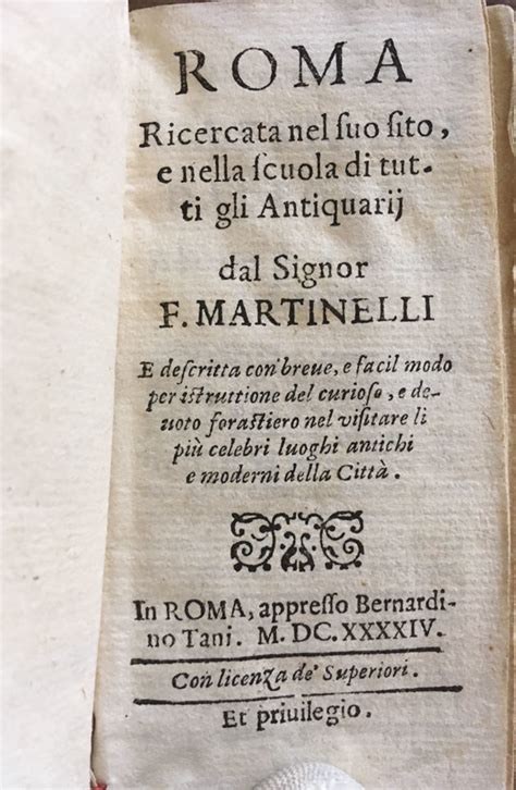 1: Cover page Roma ricercata nel suo sito (1644) Skokloster castle Library. | Download ...