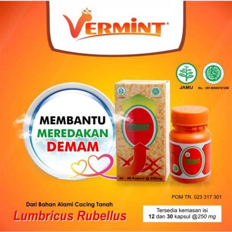 Jual Vermint Obat Cacing Typhus Tipes Kapsul Shopee Indonesia