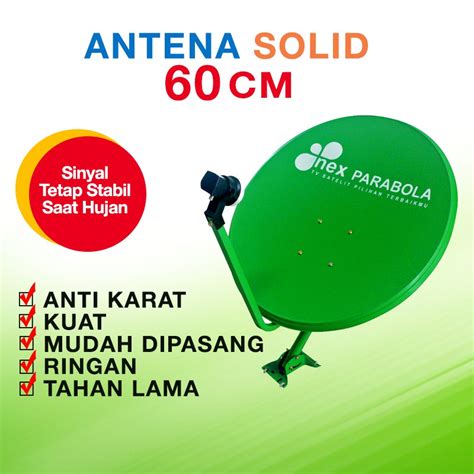 Jual NEX PARABOLA ODU NEX Parabola 60 CM Solid Shopee Indonesia