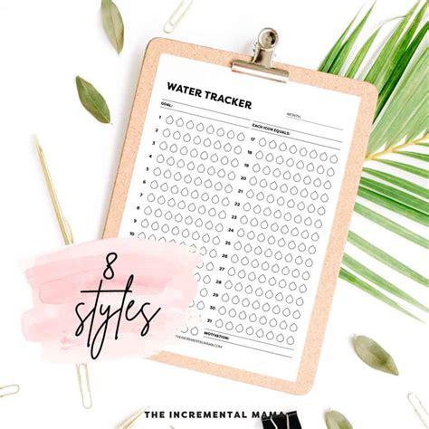 The Best Free Monthly Water Tracker Printable Pdfs