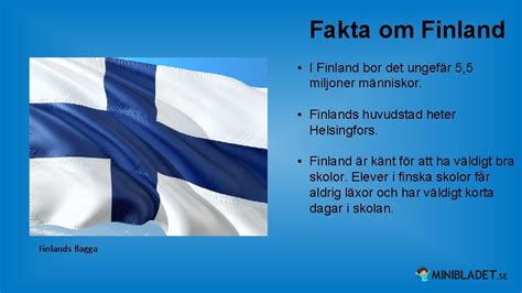 Finland Fakta Om Finland I Finland Bor Det