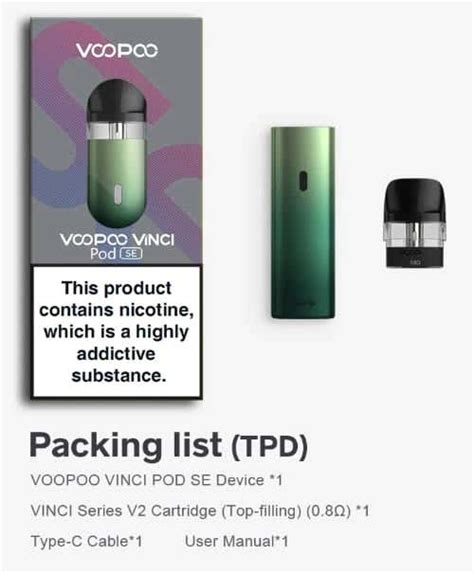 Voopoo Vinci SE Pod Vape Kit Vape UK