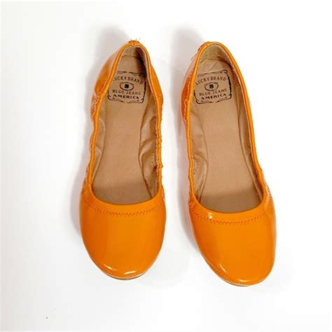 Lucky Brand Emmie Patent Leather Ballet Flats Gem