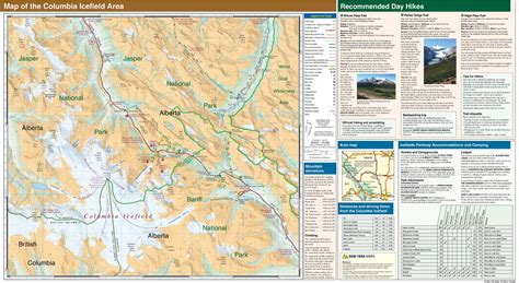 Columbia Icefield Map | Jasper National Park