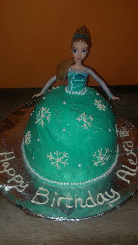 Elsa barbie cake | Barbie cake, Cake, Barbie