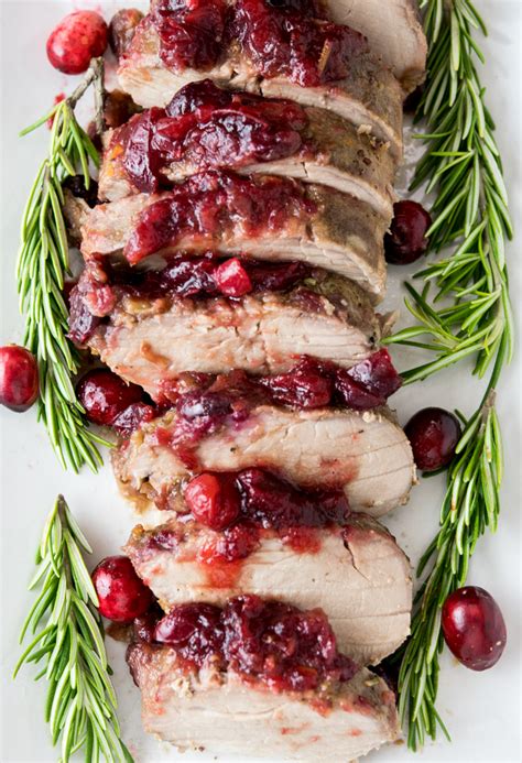 Slow Cooker Cranberry Rosemary Pork Loin Fit Happy Free