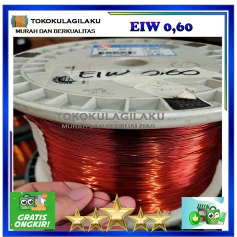 Jual KAWAT TEMBAGA EMAIL 0 60 MM ENAMEL WIRE COOPER SUPREME EIW 0 60 Mm