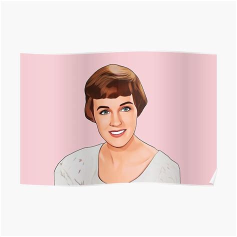 Maria Von Trapp Cartoon Poster For Sale By Baranskini Redbubble