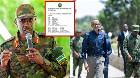 AMAKURU UTAMENYE KUBAGENERALI 6 H E KAGAME YAHAYE IMIRIMO MISHYA MURI