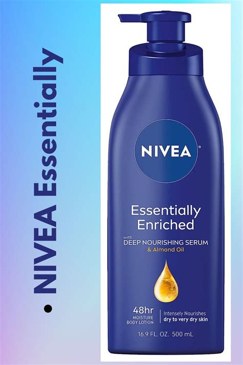 NIVEA Essentially Enriched Body Lotion for Dry Skin, 48-Hour ...