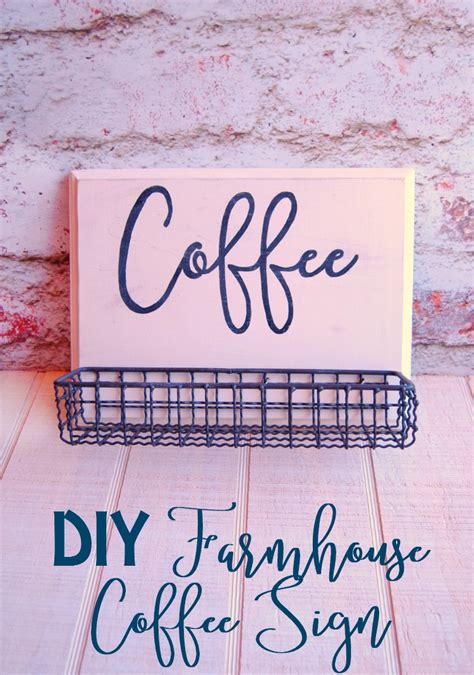 DIY Farmhouse Coffee Sign - Busy Being Jennifer