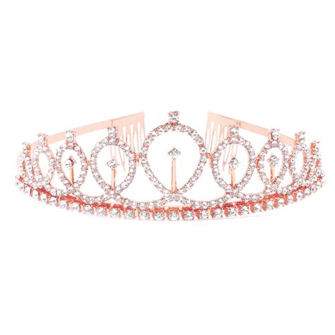 Krone Mit Diamanten Glitzer Steinen Diadem Tiara M Dchen Damen Jga