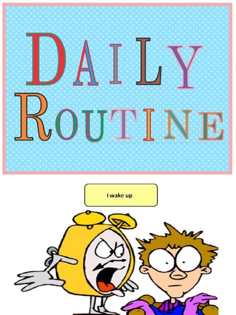 Pdf Daily Routine Part Dokumen Tips