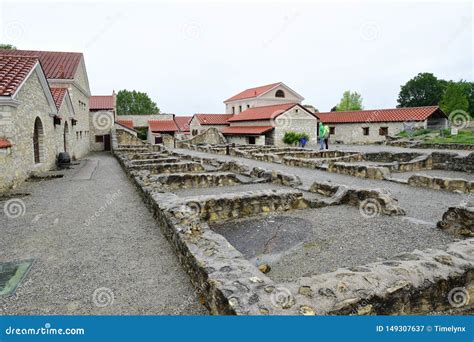 Carnuntum Archaeologic Site Editorial Photography - Image of houses ...