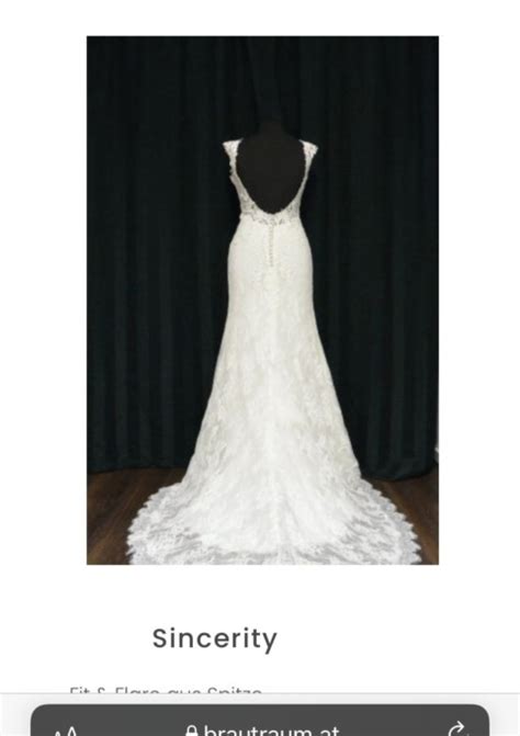 Second Hand Brautkleid Sincerity Bridal Justin Alexander A Linie