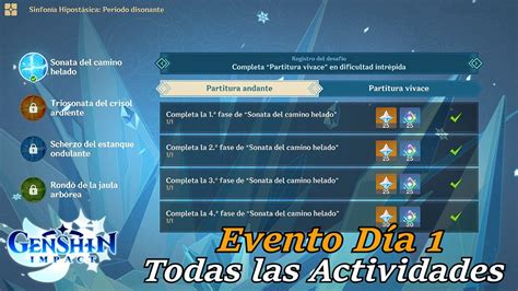 Sinfonía Hipostásica Periodo Disonante Día 1Genshin Impact YouTube