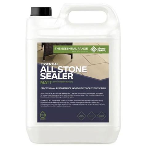 Stonecare4u Essential Matt Finish All Stone Sealer 5l Wilko