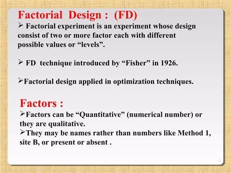 Factorial Design Ppt