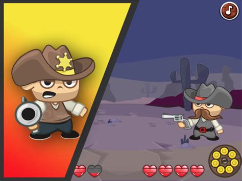 🕹️ Play Wild West Shootout Game: Free Online Cowboy Sheriff vs Bandit ...