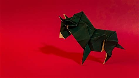 BISONTE DE ORIGAMI FUMIAKI KAWAHATA YouTube