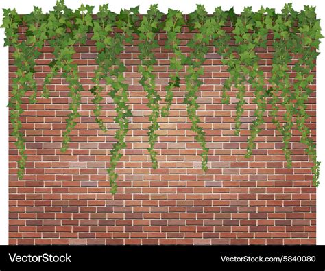 List Wallpaper Brick Wall With Vines Drawing Updated