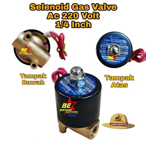 Jual Selenoid Kompor Gas Konversi Gas Loundry 1 4 Inch Solenoid Valve