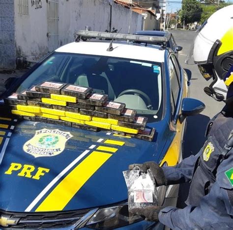 PRF apreende droga avaliada em mais de R 6 milhões e prende casal em