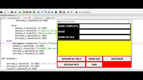 Uma Forma De Base De Dados Python Programa O Aplicada Youtube