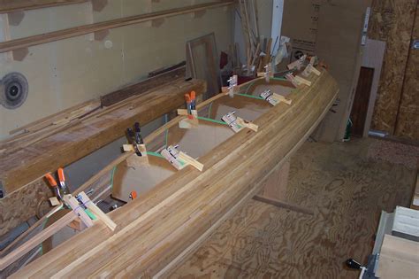 Strip Planking The Hull Wooden Boats Hand Built Hull