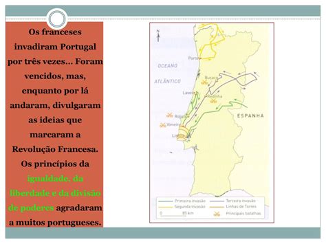 Os franceses invadiram Portugal por três vezes Foram vencidos mas