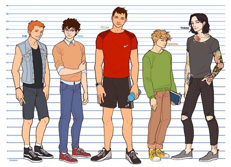 Character Height Chart Template