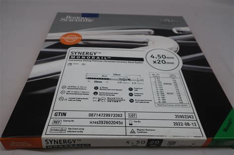 New BOSTON SCIENTIFIC 392602045 SYNERGY Everolimus Eluting Platinum