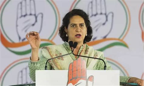 Priyanka Gandhi Accuses Bjp Pm Of Diverting Attention From Real Issues