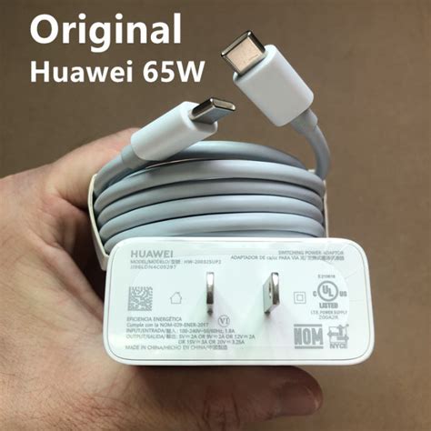 Original Huawei 65w Charger Matebook D15 Laptop Adapter Matebook 1314x Sx Pro 5a Typec Fast