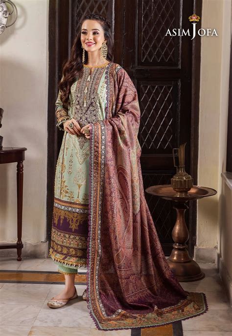 Asim Jofa Ajrw Rania Pre Winter Collection Online Shopping Piece