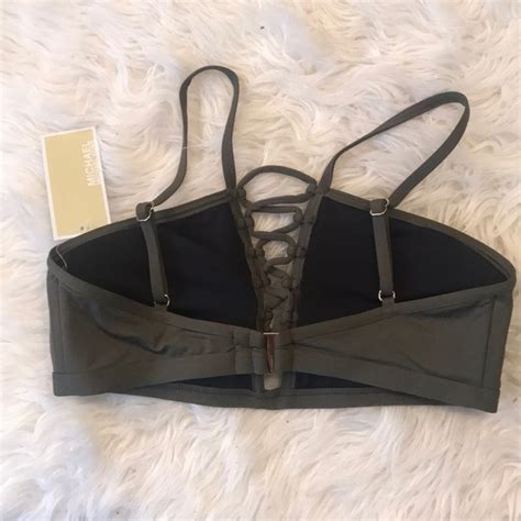 Michael Kors Swim Michael Kors Olive Green Two Piece Strappy Bikini Poshmark