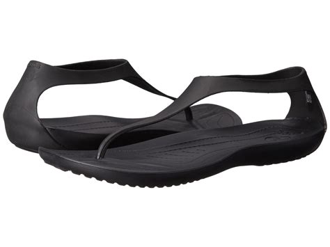 Crocs Sexi Flip In Black Lyst