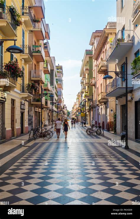 Pescara Italy The Modern Historic Center Of The Sea City In Abruzzo