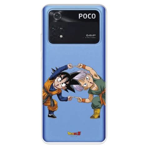 Funda Para Xiaomi Poco M4 Pro 4g Oficial De Dragon Ball Goten Y Trunks