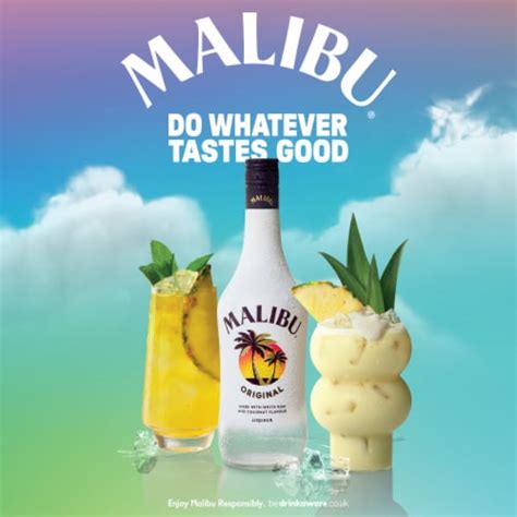 Malibu White Rum With Coconut Flavored Liqueur 750 Ml Kroger