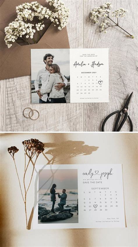 15 Fun and Chic Wedding Save the Date Ideas Idée invitation mariage