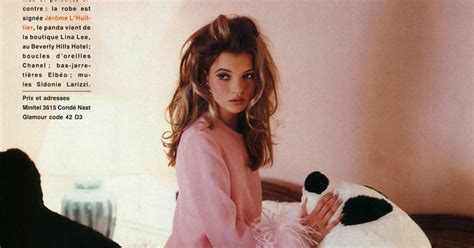 Breakfast At Dior Kate Moss Glamour France April 1992