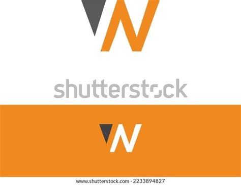 Wn Logo Design W Letter Logo Stock Vector (Royalty Free) 2233894827 ...