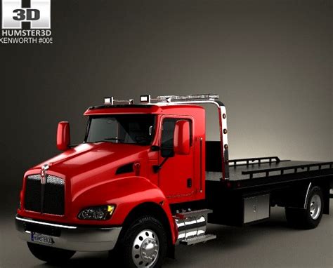 3d Model Of Kenworth T370 Tow Truck 2009