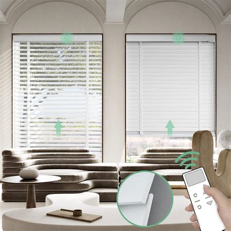 Amazon Yoolax Smart Real Wood Blinds Motorized Wooden Blinds With