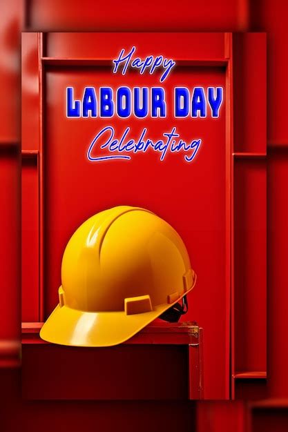 Premium Psd Happy Labour Day Background